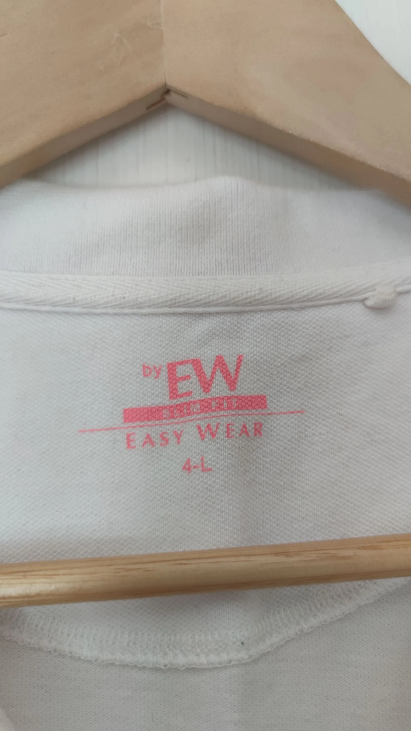 Witte herenpoloshirt Easy Wear Maat L / 42-44 – photo 9